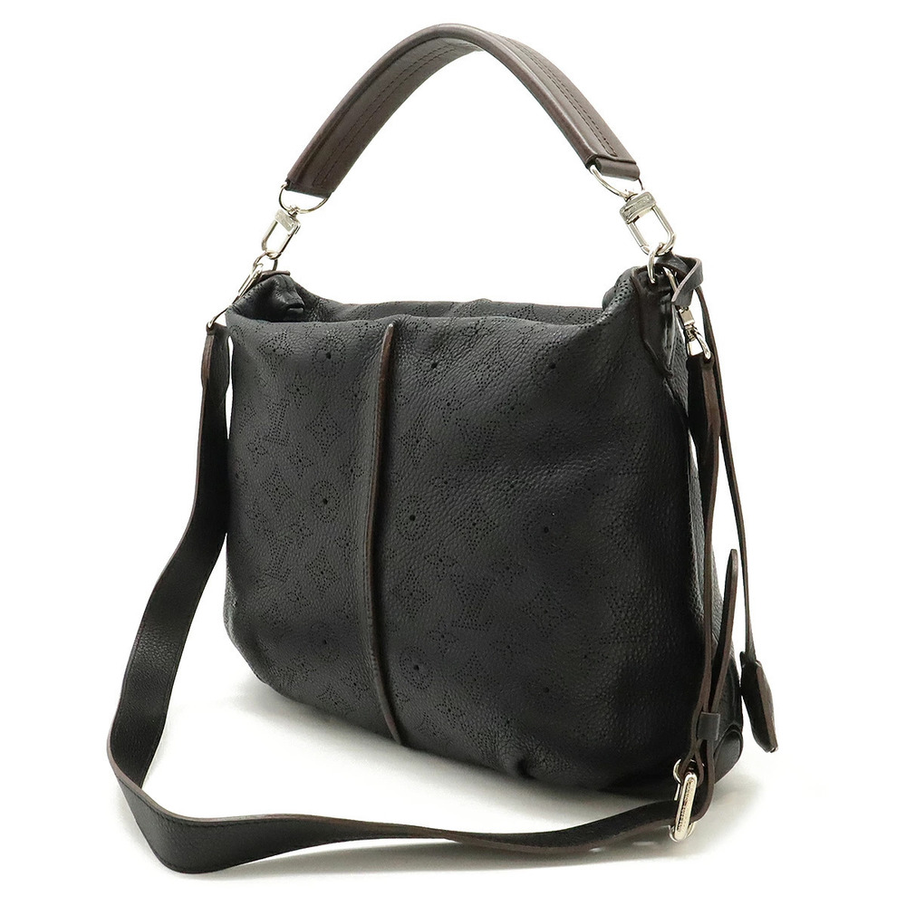 Louis Vuitton Crossbody Bag Noir Shoulder 2way Pouch Selene Black Mahina Black